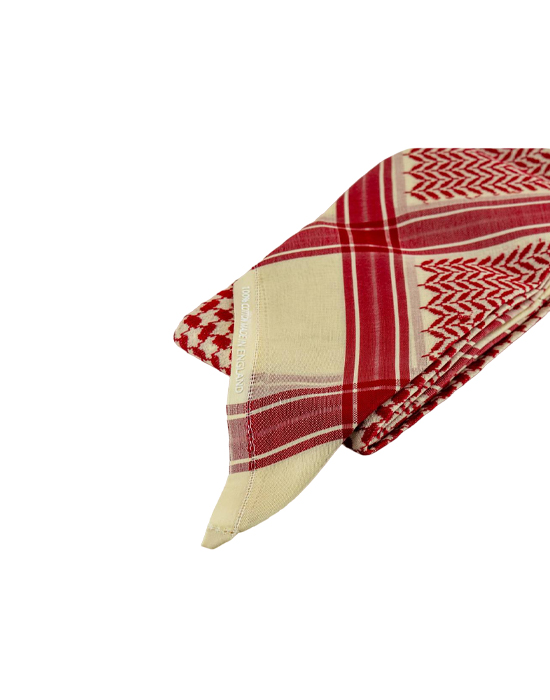 Velvet Rose Shemagh Red Beige VR