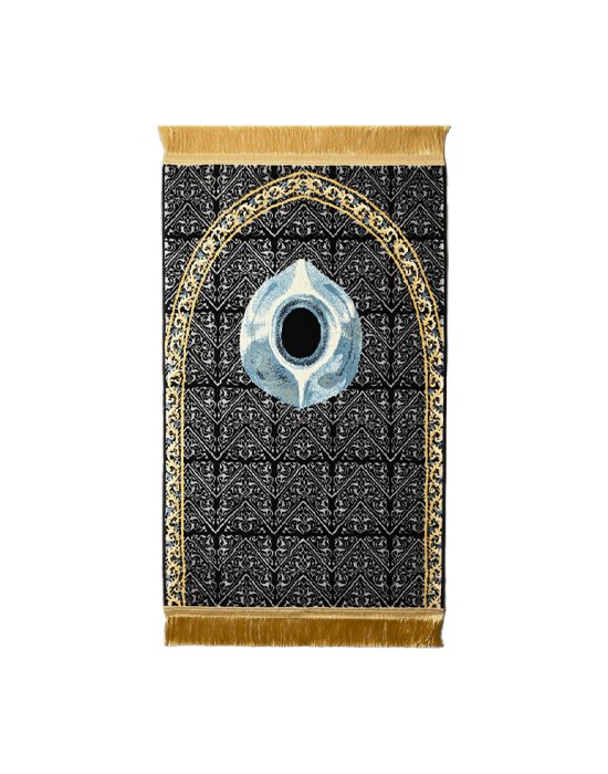 Black Burrow Mihrab Carpet v1