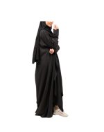 Classic Abaya And Black Outer Dress v2