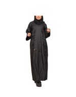 Classic Crepe Abaya With Black Embroidery v1