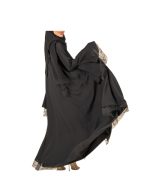 Cloche Abaya With Lace Sleeves v2