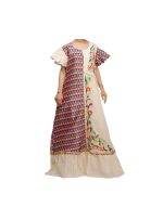 Luxurious Cotton Robe With Embroidery V1