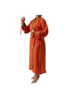 Orange Wrap Galabiya At Cost v1