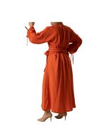 Orange Wrap Galabiya At Cost v2