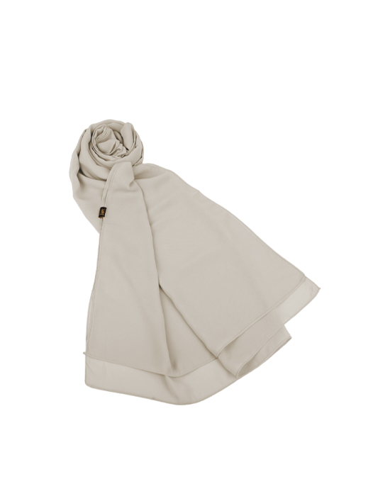 Plain Laser Chiffon Scarf Light Grey