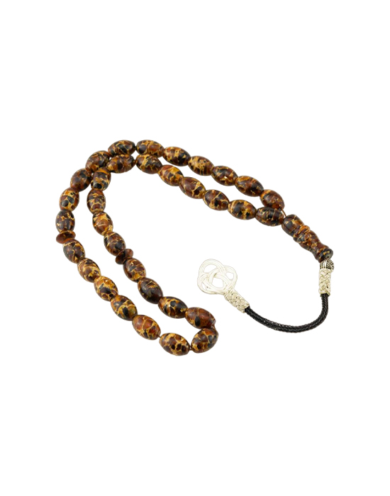 Pressed Amber Rosary v1