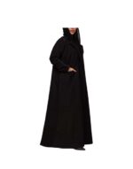Abaya Jacket With Leather Trim v2