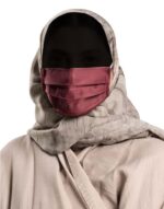 Burgundy Cloth Mask (2 Pieces) 2v1