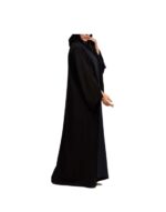 Classic Abaya, Two Sides, Black And Navy Blue v2