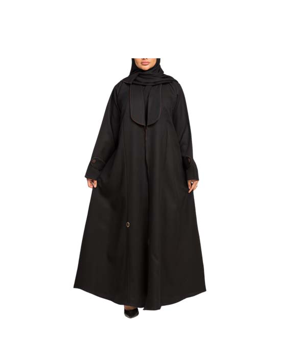 Classic Abaya With A Dome v1