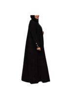 Suede Cloche Abaya In Gray Colour v2